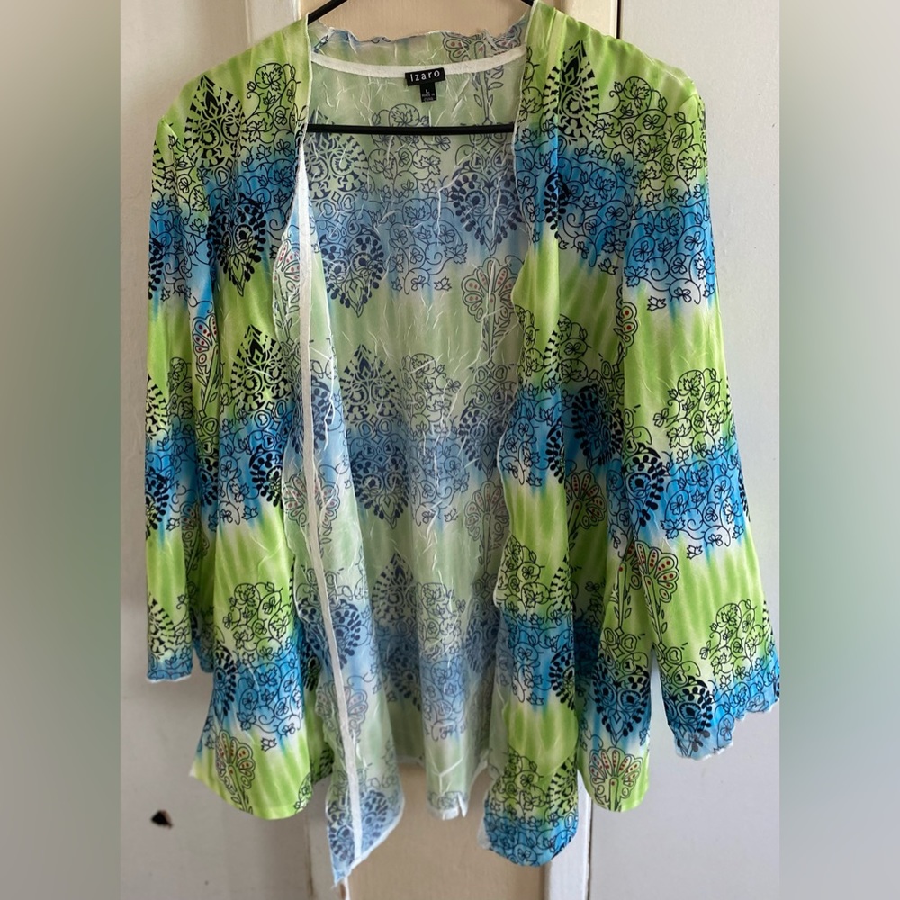 CLEARANCE! Izaro Open top/kimono sz Large 4/$10